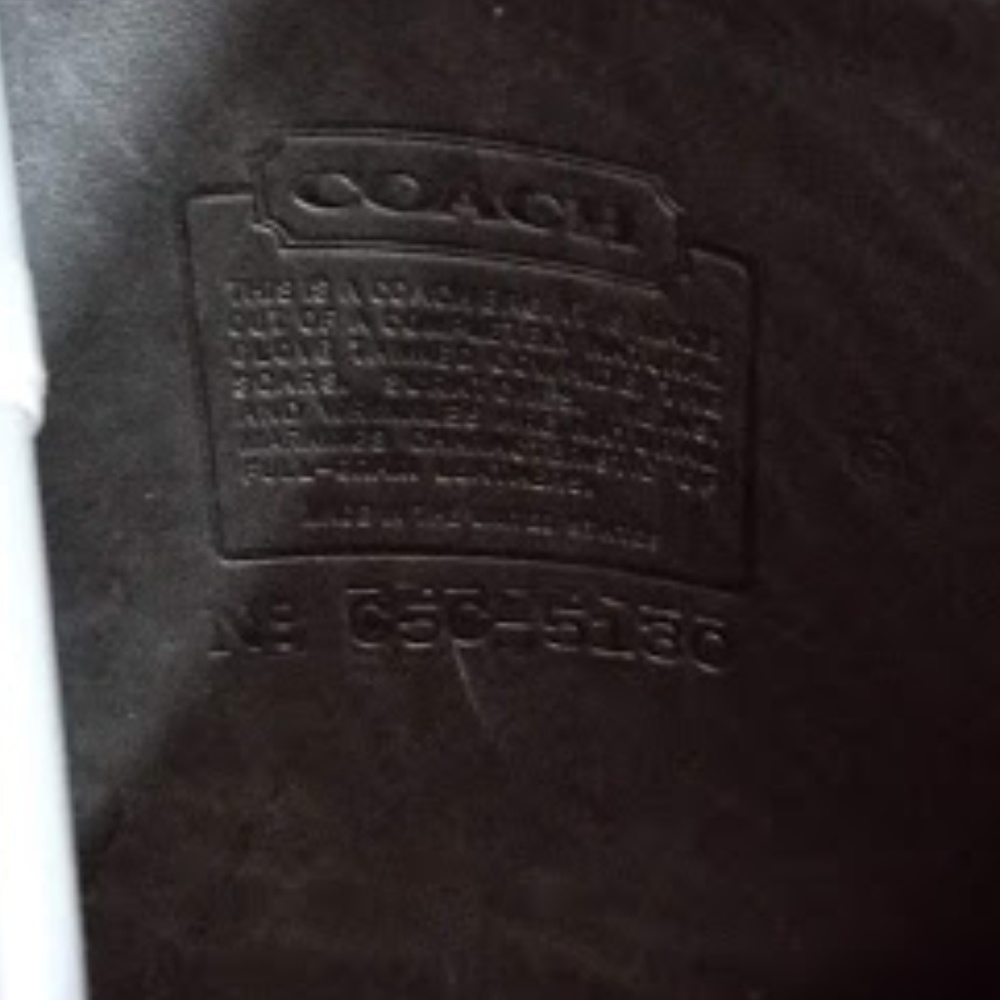 COACH-VINTAGE STATION BLACK CROSSBODY BAG - Picture 7 of 8